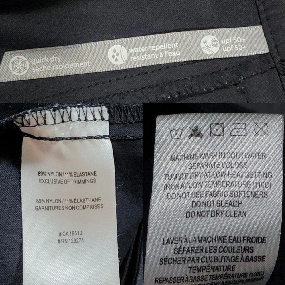 Lole Skorts sz 4 Bundle Lot of 2 Black Brown Quick Dry UPF 50+ Tennis Mini Skirt
